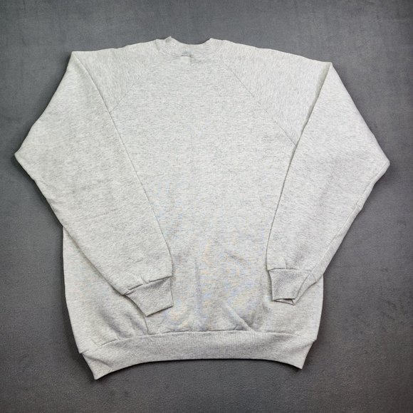 Vtg 90's Sweatshirt Mens XXL Gray Spring Hope NC Primary Teacher Student School - Picture 8 of 8